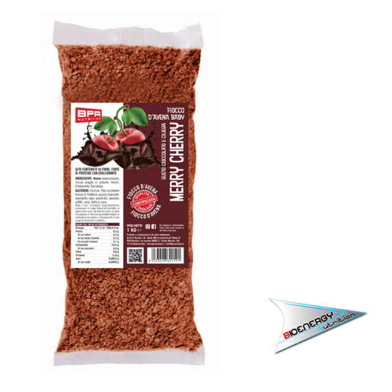 Bpr Nutrition-FIOCCO D'AVENA BABY AROMATIZZATO (Conf. 1 Kg)   Merry Cherry  